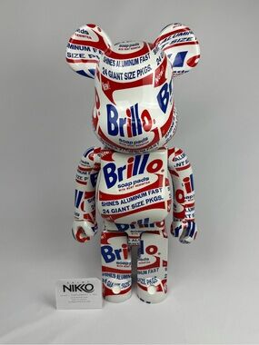 Bearbrick Brillo Box Andy Warhol 1000% no box